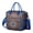 Blue-14, variant on Bohemian Style Multi-Pocket Picnic Bag - Chic Vintage Thermal Lunch Box