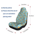 thumbnail image 5 of Pofeuu Lemon Ice Cream Print Automotive Car Seat Covers Flat Cloth Full Set Seat Covers,Car Seat Covers front seats for Cars Trucks and SUVs-2 PCS, 5 of 9