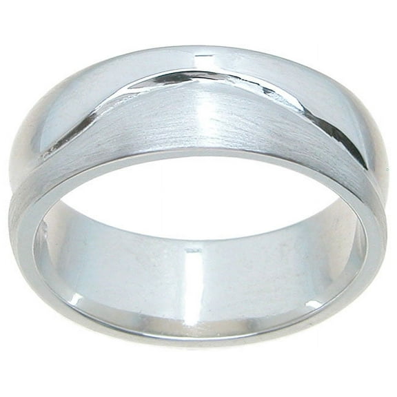 925 Sterling Silver Rings for Men & Wedding Band Makes Great Anniversary Gifts for Men