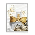 thumbnail image 5 of Stupell Industries Glitzy Floral Perfume Bottle Speckled Glam Design Graphic Art Gray Framed Art Print Wall Art, Design by Kim Allen, 5 of 5