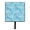 Blue, variant on Watercolor Geometric Circle on Blue Leash or Key Holder
