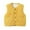 Yellow, variant on Toddler Girls Boys Winter Sleeveless Warm Solid Color Two Pockets Coat Jacket Autumn Clothes Autumn Coats