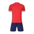 thumbnail image 4 of Edvintorg Boys Soccer Jersey Summer Athleticwear Crew Neck Short Sleeve Shirt and Short 2 Piece Foottball Uniform Size 4-15, 4 of 4