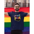 thumbnail image 2 of Live With Pride Banner T-Shirt Men -Smartprints Designs, Male Medium, 2 of 4