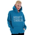 thumbnail image 3 of Heartthrob Funny Valentines Joke Hoodie Hooded Sweatshirt Men Brisco Brands X, 3 of 5
