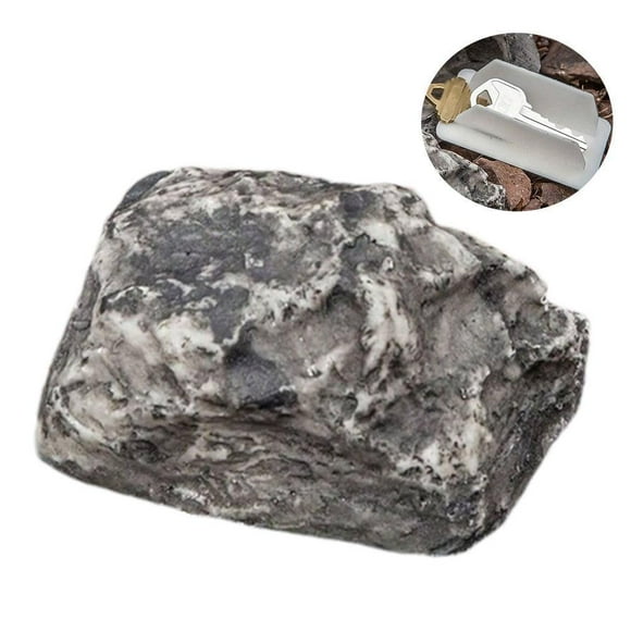 Resin Fake Rock Key Hider Spare Key Storage Outdoor Garden