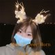 thumbnail image 1 of Horquilla de alce brillante para niña y mujer, accesorios para el cabello con luces LED de Navidad, banda para el pelo con astas, 1 of 4