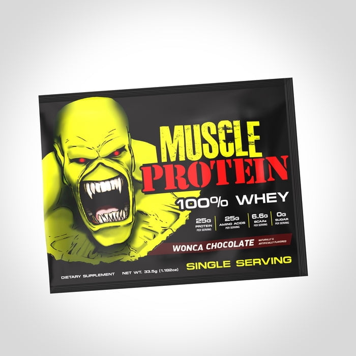 Goliath Labs Single Serving Protein Packs [1.182oz/Pack] Whey Protein Powder in 5 Flavors for Lean Muscle Gain & Workout | 25g Protein, Amino Acids, 6.6g BCAAs/Serving | Diet & Sports Nutrition