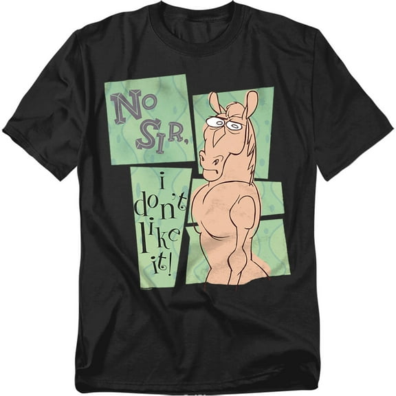 Ren And Stimpy T-Shirt No Sir I Dont Like It Unisex Graphic Tee For Men & Women