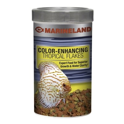 Marineland Color-Enhancing Tropical Fish Food Flakes, 3.36