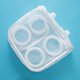 thumbnail image 1 of BRIGHTFUFU 1Ud Mesh Shoe Wash Bag White Foldable Breathable for Laundry Protecting Shoes during Wash, 1 of 8