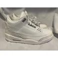 thumbnail image 1 of Ni - ke Air Jordan 3 Retro Silver Anniversary Mens 8.5 White Metallic Silver 398613 102, 1 of 5
