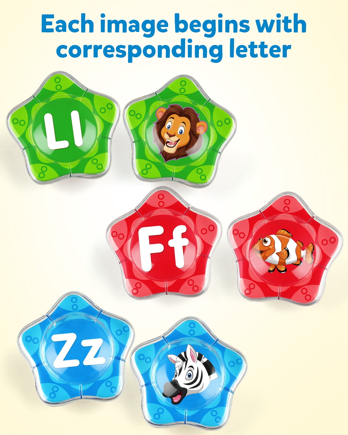 Coogam Starfish Floating Bath Toys, 26pcs Bathtub Alphabet Letters Set, Montessori Water Pool Toy Learning Activities Shower Toy for 3 Years Old Toddlers