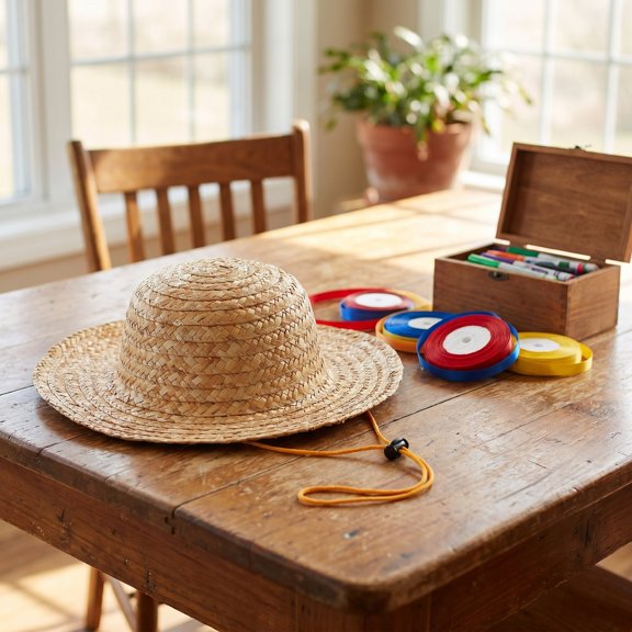 LIFKOME Breathable Khaki Straw Sun Hat for Beach, Outdoor Activities, Travel, and Everyday Sun