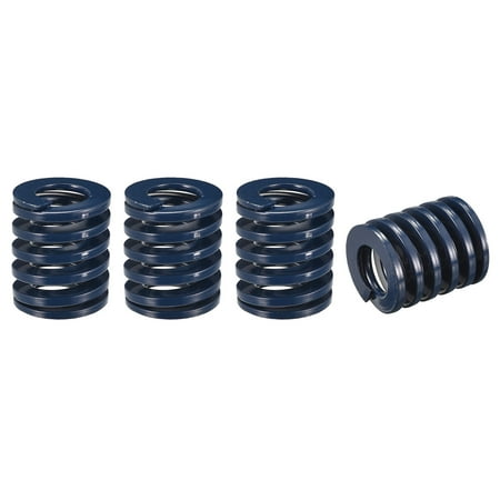 

Die Spring 4 Pack 25mm OD 25mm Long Spiral Stamping Light Load Compression Die Springs Blue