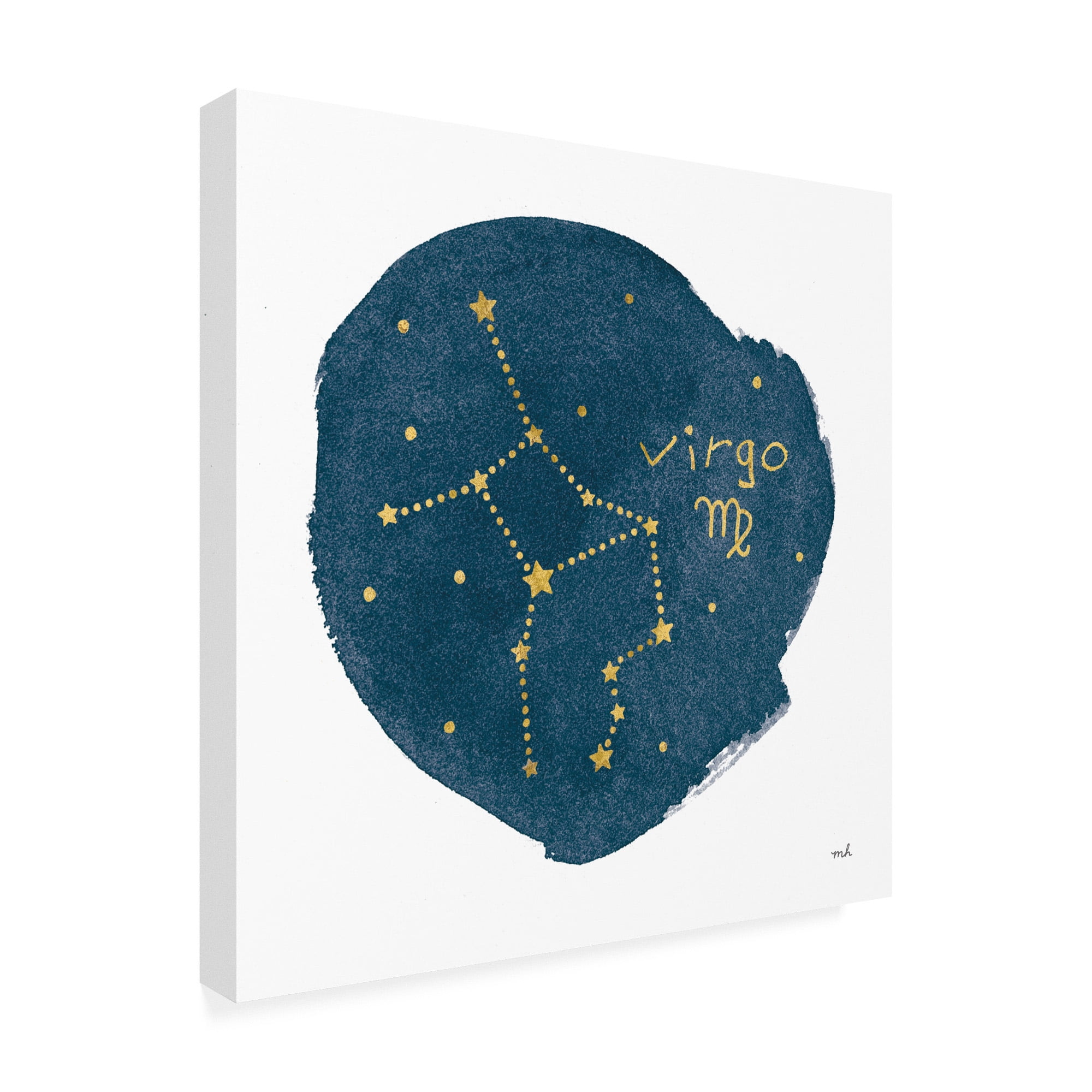 Trademark Fine Art 'Horoscope Virgo' Canvas Art by Moira Hershey