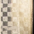 thumbnail image 2 of The Ribbon People Shimmering Ivory Geometric Wire Edged Craft Ribbon 4" x 20 Yards, 2 of 2