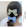 thumbnail image 5 of 2PCS Princess Flower Bow Hair Pin Pure And Fresh Broken Flower Bowknot Hairpin Children Duck Bill Clip Cute Bangs Clip Hairpin, 5 of 8