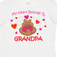 thumbnail image 4 of Inktastic Heart Belongs to Grandpa Girls Toddler T-Shirt, 4 of 5