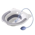 thumbnail image 1 of Asiento de Inodoro Plegable para Baño, Hemorroides , Silla Cómoda , Lavabo de Cadera, Bidé, Bañera para Sunnimix Asiento de inodoro para baño de asiento, 1 of 8