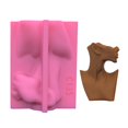 thumbnail image 1 of Jarrón de silicona de cara humana 3D Perfecl Fundición de epoxi, 1 of 6