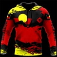 thumbnail image 3 of Sudadera con capucha con estampado 3D de lagarto, tortuga, roca y bandera aborigen, novedad en sudaderas y sudaderas para hombres y mujeres, sudadera con capucha de moda, 3 of 5