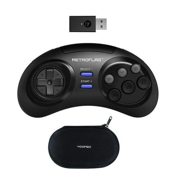 Retroflag Classic 2.4g Wireless Game Controller-m Gamepad For Switch, Windows, Sega Genesis Mini/md Mini 2 And Raspberry Pi