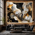 thumbnail image 5 of Floral Arrangement on Marble Tapestry Wall Hanging, 5 of 6