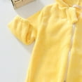 thumbnail image 2 of Aayomet Baby Winter Romper Baby Bodysuit Sets Toddler Baby Girl Boy Outfit Pumpkin Sweatshirt Oversized Onesie Bubble Romper Sweater Clothes,Yellow 12-18 Months, 2 of 5