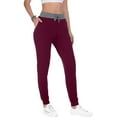 thumbnail image 3 of JuneFish Women Joggers Cozy Sweatpants Tapered Active Yoga Lounge Track Pants with Pockets, 3 of 6