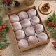 thumbnail image 1 of 12 Pcs Velvet Christmas Balls Flocked Christmas Tree Ornaments Plastic Balls Xmas Decorative Hanging Ornaments Christmas Tree Decoration 3.15 Inch, 1 of 7