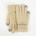 thumbnail image 5 of Racing Butterfly Winter Touch Screen Gloves Women Men Warm Thick Stretch Knit Full Finger Mittens, 5 of 8