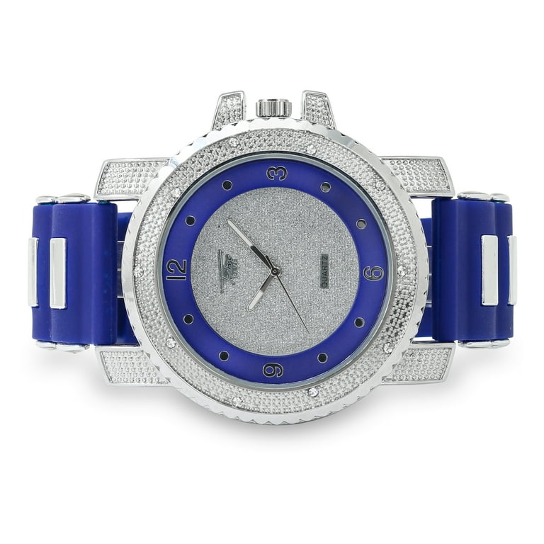 Techno Pave Hip Hop Inspired Men's Bling-ed Out Watch - 52mm Techno Pave Hip Hop Inspired Men's Bling-ed Out Watch - 52mm