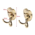 thumbnail image 3 of Ganchos de uso múltiple Macarena 1 Par de Accesorios de pared Decorativos Cobre verde, 3 of 7