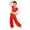 Red, variant on Handmade Children Girl Belly Dance Kids Belly Dancing Egypt Dance Cloth