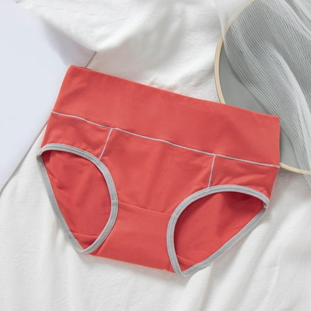 

uikmnh Underpants Patchwork Color Underwear Panties Bikini Solid Womens Briefs Knickers Intimates