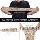 thumbnail image 3 of Fotbe Floral Paisley Mangas para Brazos con Protección Solar UV- Cubrebrazos para Tatuajes – Mangas Deportivas Refrigerantes UPF 50 para Hombre y Mujer, 3 of 7