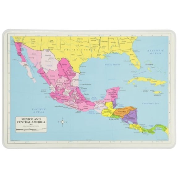 Painless Learning Mexico and Central America Placemat