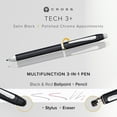 thumbnail image 3 of Cross Tech3+ Satin Black Multifunction Pen, 3 of 8