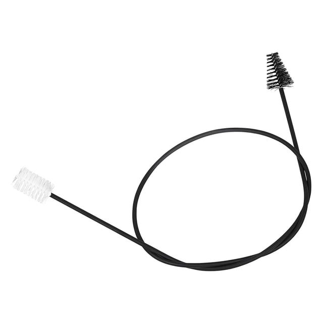 YSNOOWE 1Ensemble Brosse de Nettoyage pour Saxophone Poils en Acier Inoxydable Design Double Extrémité pour Instruments de Musique 8.7 Po