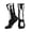 2 Black-2, variant on Women's Men's Tuxedo Pattern Colorful Novelty Pattern Crew Athletic Socks