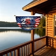 thumbnail image 5 of THHEIC 250th Anniversary America Fan Flag, 1776-2026 Patriotic Bunting, 1.5X3 FT 4th of July Yard Decoration for Front Door Porch Fence Garden Patio, 5 of 5