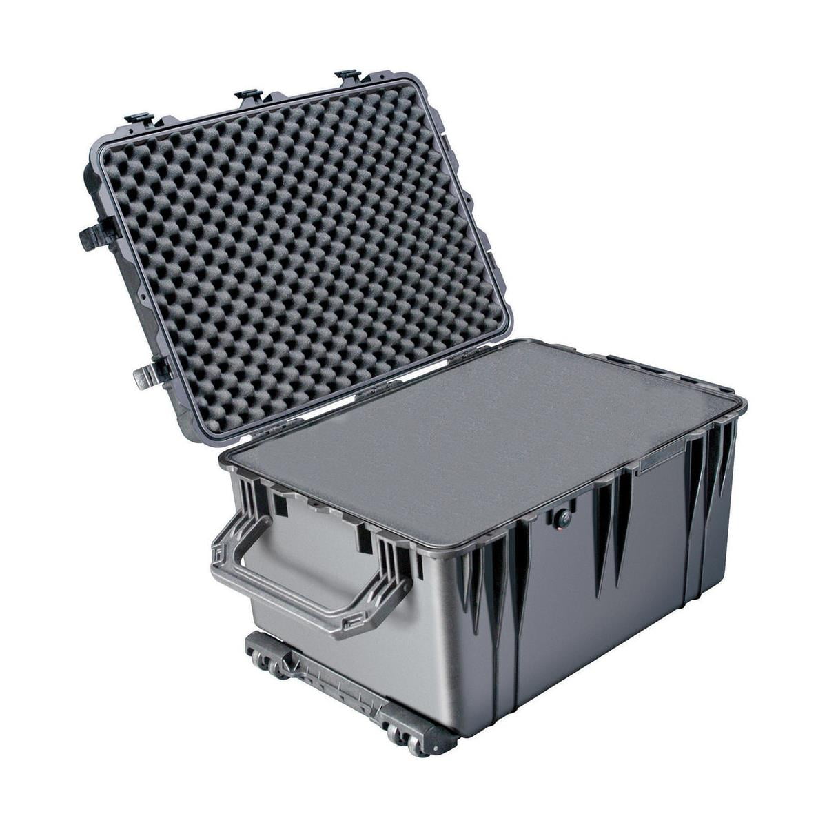 Pelican 1660 Watertight Wheeled Hard Case with Foam Insert - Black