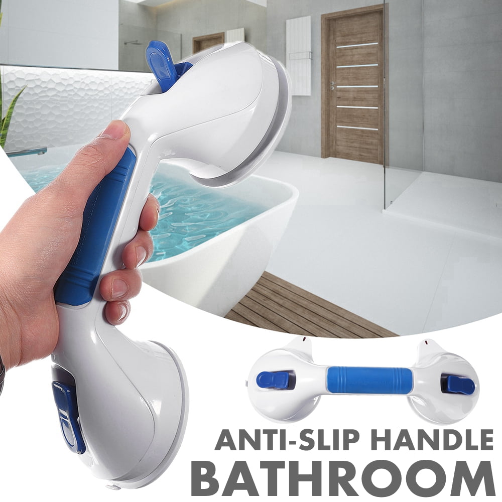 Bathroom Shower Support Grab Bar Grip Powerful Suction Cup ...