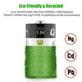 thumbnail image 5 of 2pc-Rechargeable High Capacity D Size Battery Batteries 1.5V Rechargeable D Batteries 6000mWh Rechargeable Lithium D Cell Batteries USB Type C Charging Cable High Performance D Rechargeable Batteries, 5 of 8