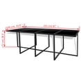 thumbnail image 4 of vidaXL 13 Piece Outdoor Dining Set with Cushions Poly Rattan Black, 4 of 4