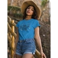 thumbnail image 2 of Buon Ferragosto Color Dots T-Shirt Women -Image by Shutterstock, Female Large, 2 of 4