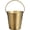 Gold, variant on Qczoyp Mini Metal Serving Bucket, 4.3 x 4.1 x 3.1 inches Stainless Steel Small Bucket with Handle, Mini Container Pails for Party Favor, Succulent, Candy, Snack, Table Centerpieces (Silver)