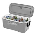thumbnail image 3 of Hielera Cooler Gris 70qt 100 Latas Portavasos 66lts Coleman Coleman Cooler 70QT, 3 of 4