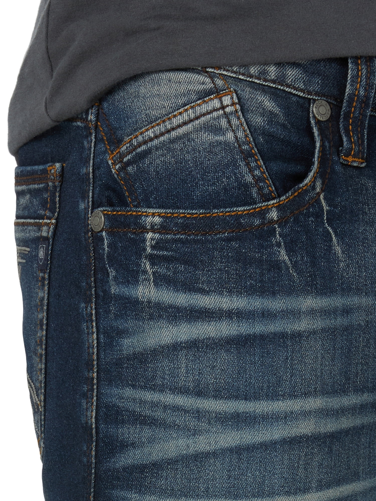 Rock & Republic Men's Relaxed Straight Leg Jean with Ultra Comfort Denim